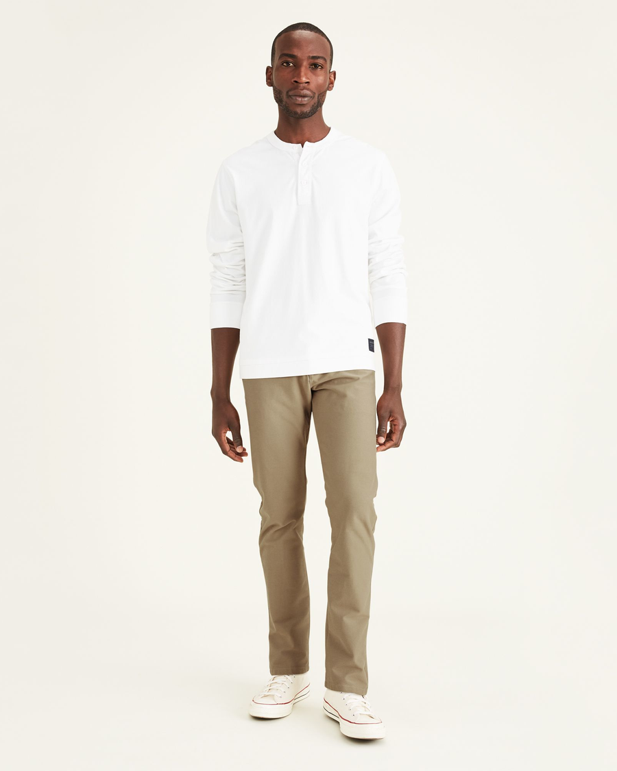 (image for) Sophisticated Comfort Knit Chinos, Slim Fit